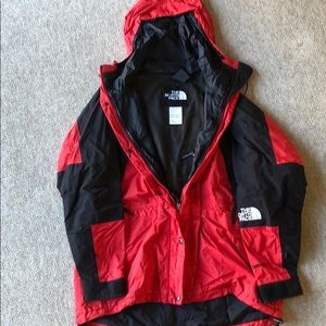 North Face rain coat/parka